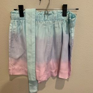Bella Dahl tie-dye shorts with a tie size small
